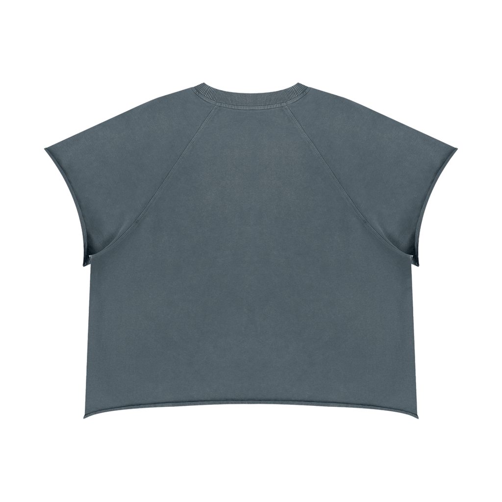 Gymora's Unisex Vintage Wash Raw Edge Boxy T-Shirt