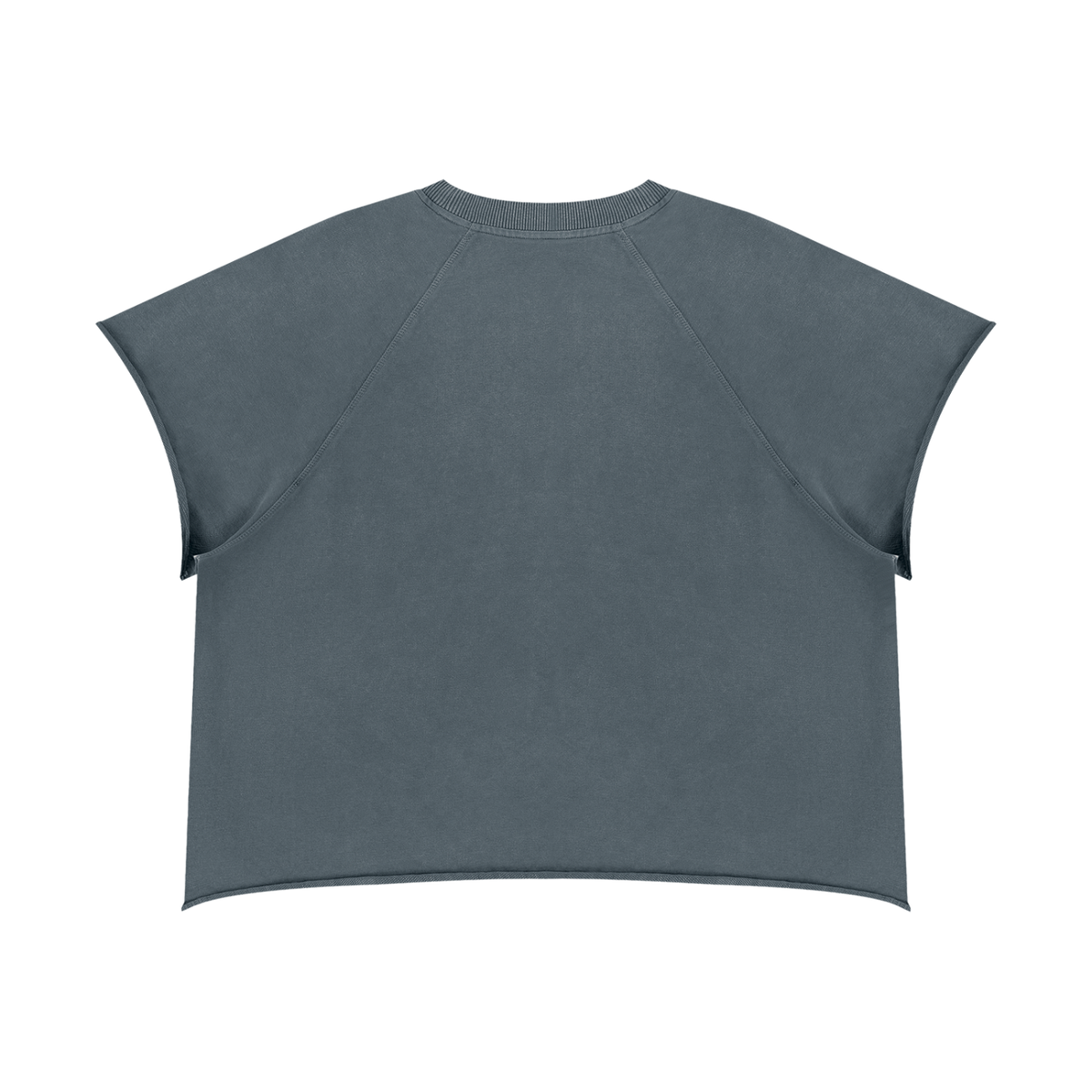 Gymora's Unisex Vintage Wash Raw Edge Boxy T-Shirt