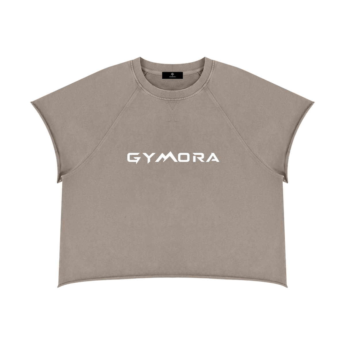 Gymora's Unisex Vintage Wash Raw Edge Boxy T-Shirt