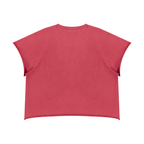 Gymora's Unisex Vintage Wash Raw Edge Boxy T-Shirt