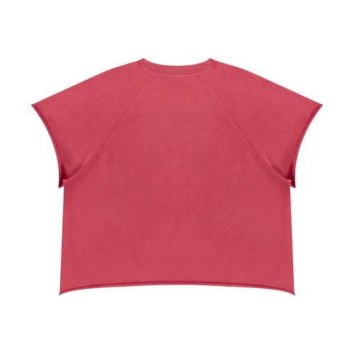 Gymora's Unisex Vintage Wash Raw Edge Boxy T-Shirt