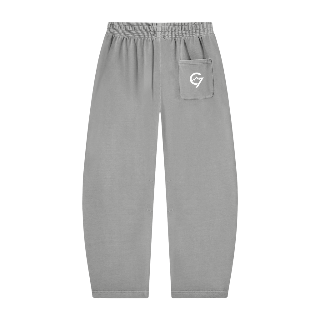 Gymora's Unisex Vintage Washed Barrel Leg Sweatpants