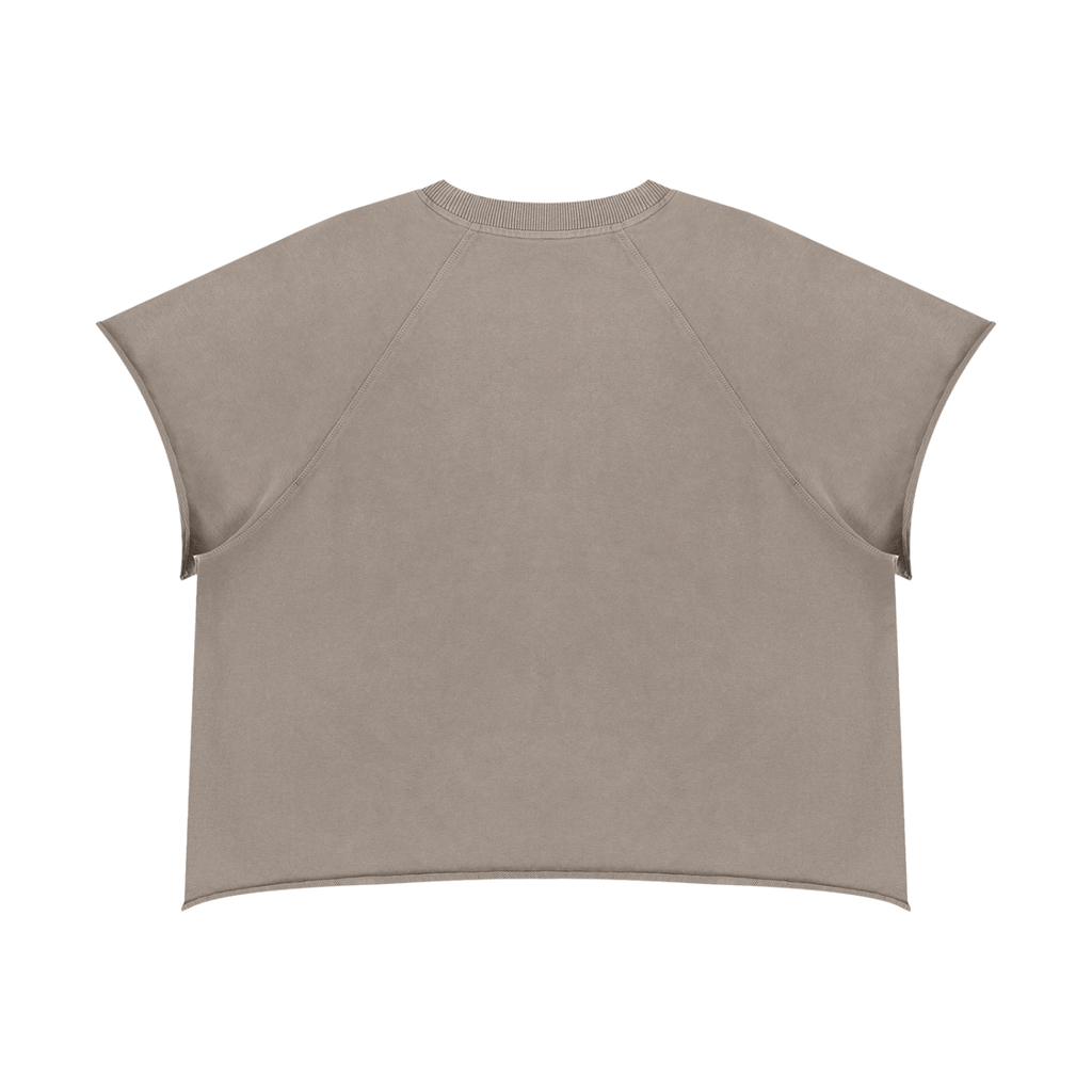 Gymora's Unisex Vintage Wash Raw Edge Boxy T-Shirt