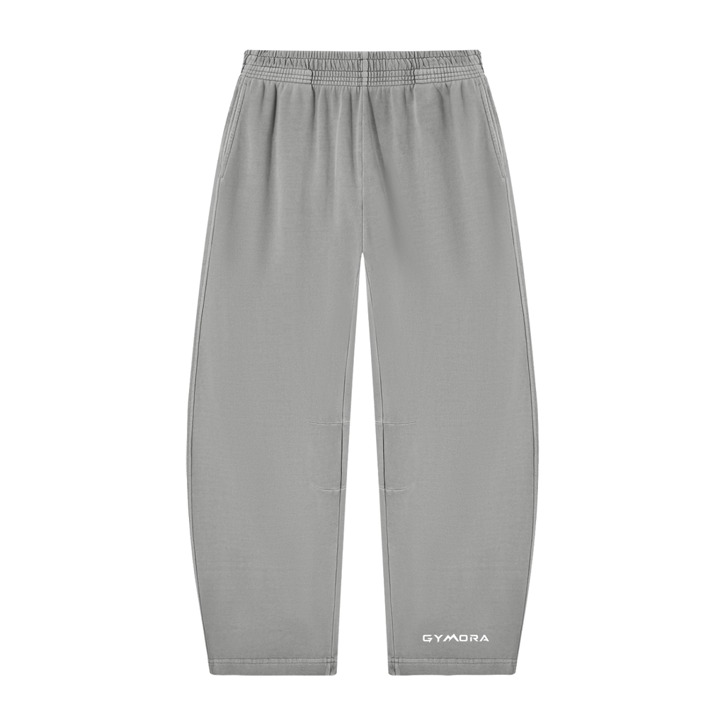 Gymora's Unisex Vintage Washed Barrel Leg Sweatpants