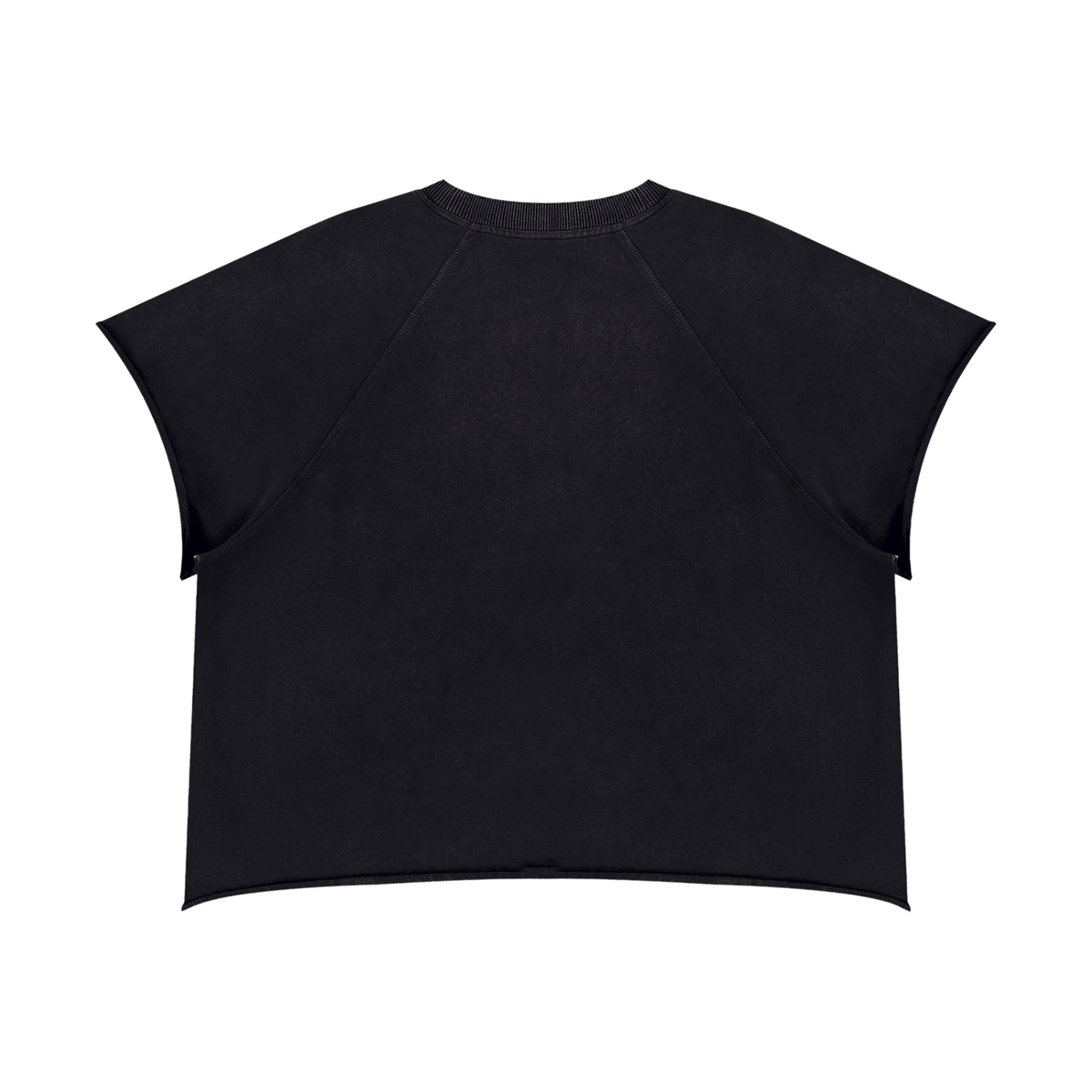 Gymora's Unisex Vintage Wash Raw Edge Boxy T-Shirt