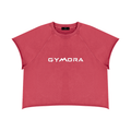Gymora's Unisex Vintage Wash Raw Edge Boxy T-Shirt