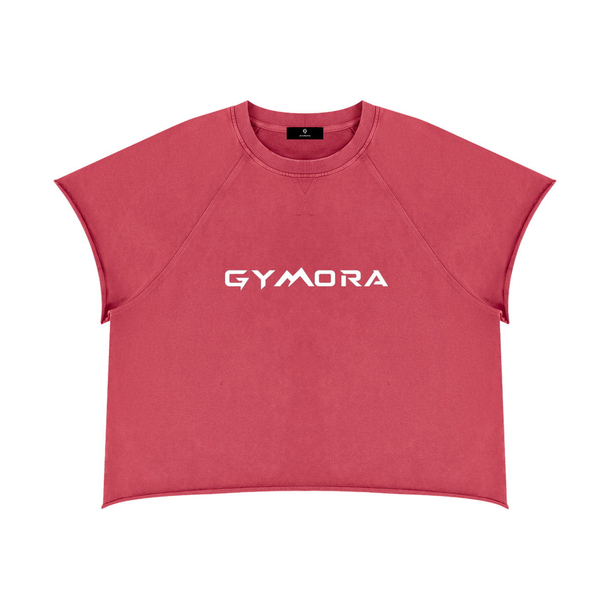 Gymora's Unisex Vintage Wash Raw Edge Boxy T-Shirt