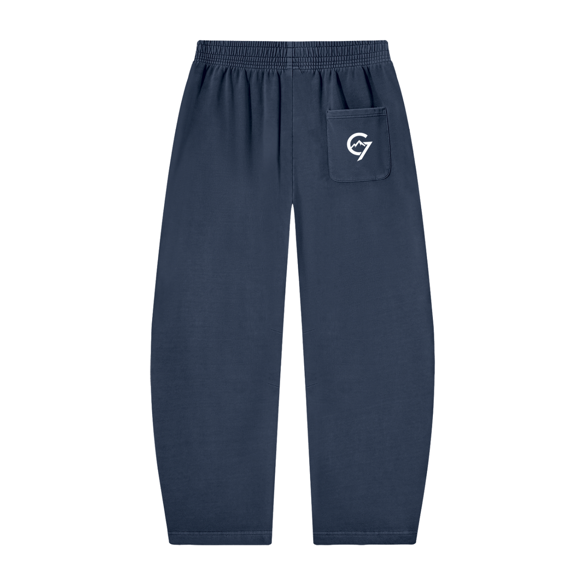 Gymora's Unisex Vintage Washed Barrel Leg Sweatpants